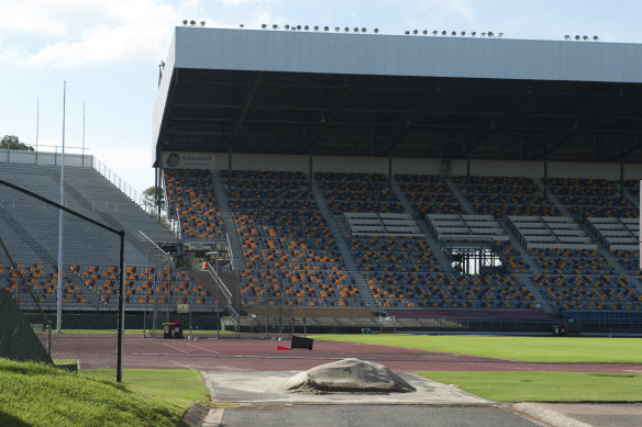 The Queensland Sports and Athletics Centre at Nathan, which hosted the 1982 Commonwealth Games.