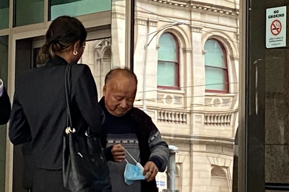 Di Sanh Duong outside court in Melbourne in May 2022.