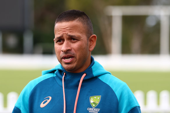 Australian opener Usman Khawaja.