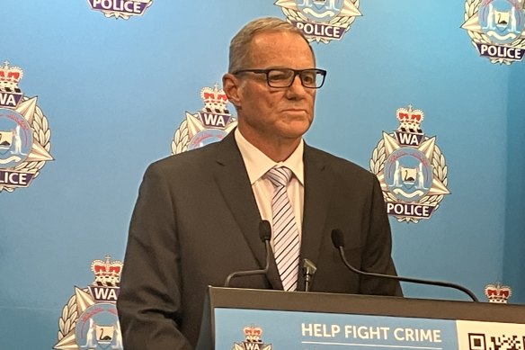 Detective Superintendent Darryl Cox of the WA Police special crime division.