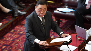 Dumped Labor upper house MP Ernest Wong. 
