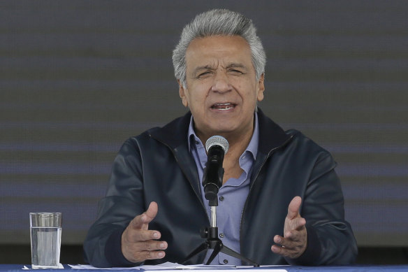 Ecuador's President Lenin Moreno.