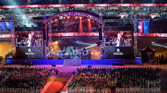 Warne’s memorial was an impressive show.