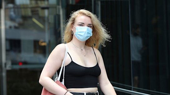 Heather Balcon doesn't like wearing a mask but is happy to follow the new mandatory rule.