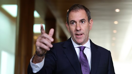 Treasurer Jim Chalmers.