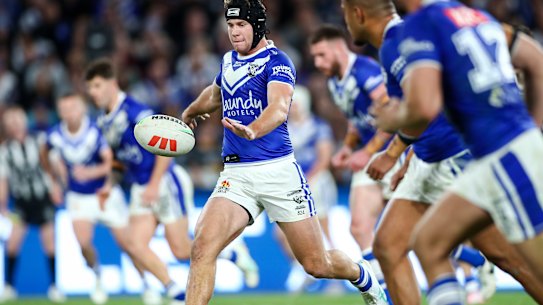 Matt Burton has kept his trademark soaring bombs to a minimum throughout Canterbury’s rise up the ladder.