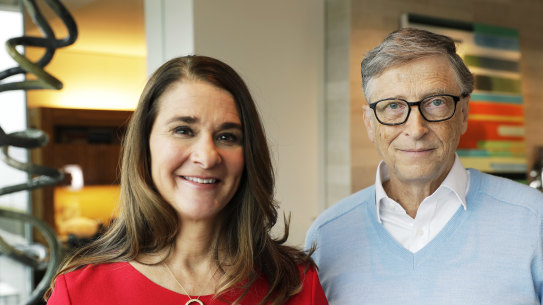 Melinda and Bill Gates. 