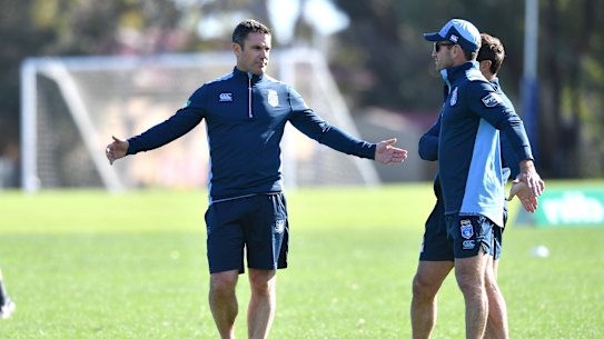 Narrowing the gap: Brad Fittler is desperate for the Blues to improve in Perth.