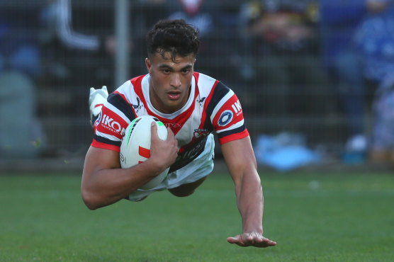 Rugby-bound Roosters star Joseph Suaalii.
