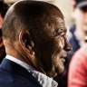 Stale mate: Barely restrained Eddie Jones plays cat and mouse with media