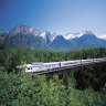 Jasper to Prince Rupert train, Canada.