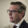 NSW Treasurer Dominic Perrottet ... the icare scandal swamps his office.

