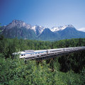 Jasper to Prince Rupert train, Canada.