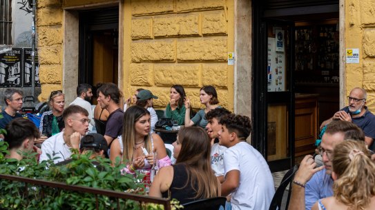 Local haunt Bar San Calisto, which has been around since 1969.