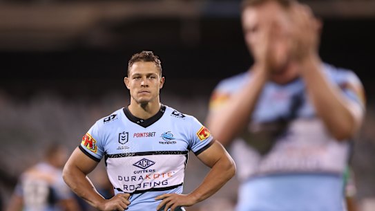 Scott Sorensen after losing the elimination final at GIO Stadium.