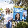 Liberal candidate Georgia Ryburn ahead of Saturday’s byelection.