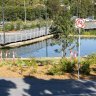 Rozelle Parklands reopened on Tuesday - but a bacteria outbreak in the water resulted in new fencing being erected.