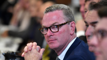 Senator Rex Patrick has issued a challenge to Christopher Pyne (above): defend yourself in front of a parliamentary inquiry.