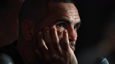 Up to his old tricks: Boxer Anthony Mundine has taken Israel Folau's side.