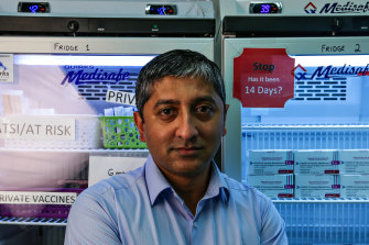 Dr Umair Masood, a Gisborne GP, is worried he has too many doses of AstraZeneca, and not enough willing patients.