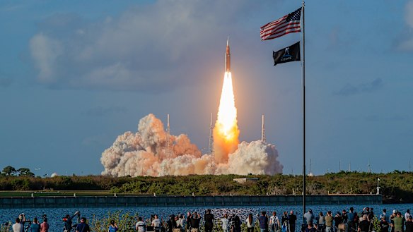 Artemis II launches at Cape Canaveral on April 2.