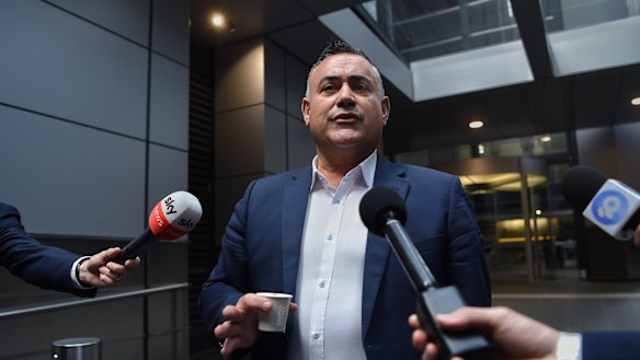 NSW Nationals leader John Barilaro has been overheard calling koalas "tree rats".