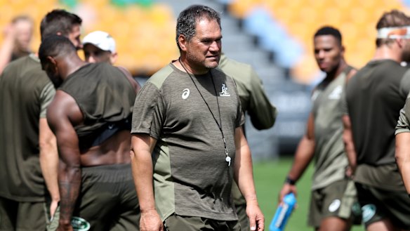 Wallabies coach Dave Rennie.