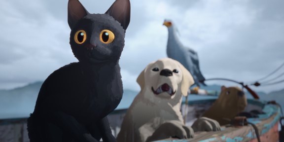 Not a word is said, as the animals in Flow behave like animals, yet the film has so much heart.