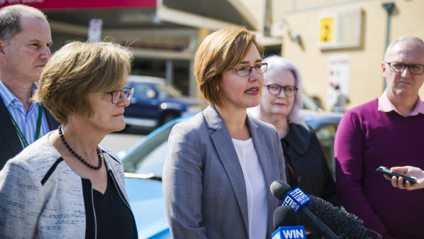 ACT Health Minister Meegan Fitzharris will consider nurse to patient ratios 