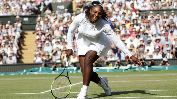 "I was really happy to get this far": Serena Williams.