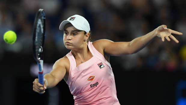 Great expectations: Ashleigh Barty faces Petra Kvitova in the quarter-finals of the Australian Open.