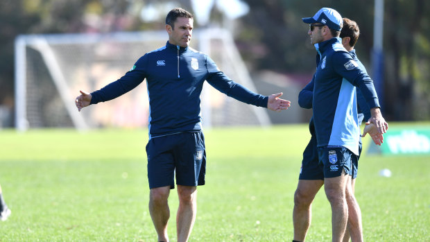 Narrowing the gap: Brad Fittler is desperate for the Blues to improve in Perth.