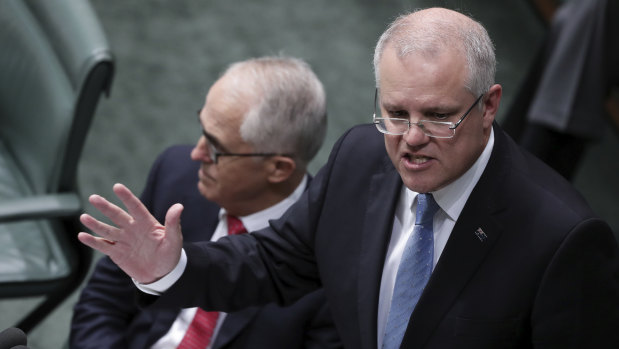 Prime Minister Malcolm Turnbull and Treasurer Scott Morrison.