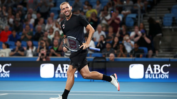 Dan Evans produced one of the performances of his career against David Goffin.