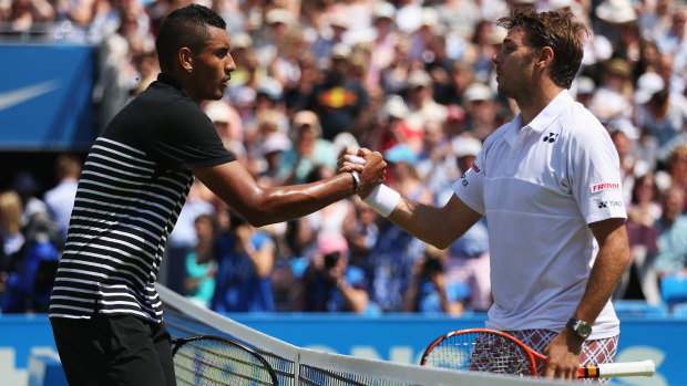 Nick Kyrgios and Stan Wawrinka have a checkered history.