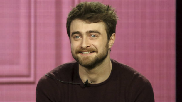 Daniel Radcliffe at a TCA panel for his new sitcom Miracle Workers earlier this month.