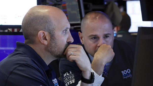 Global growth fears returned to Wall Street on Tuesday.