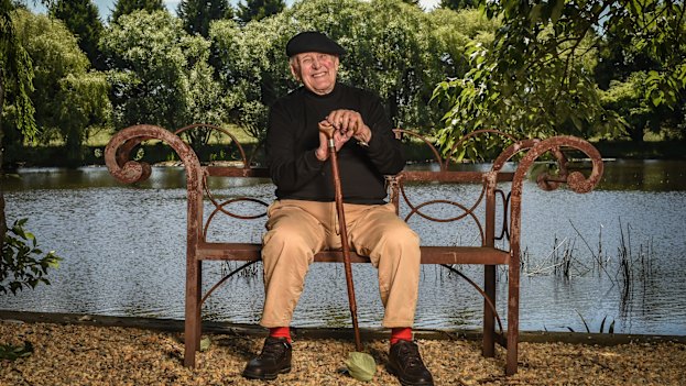 John Olsen at home in the NSW Southern Highlands in 2015.