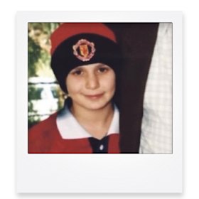 Me in Manchester United gear the last time we were any good (1999). 