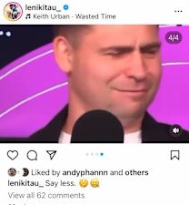 Len Ikitau’s Instagram post about Ben Youngs.