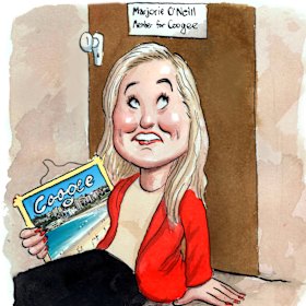 Labor MP Marjorie O'Neill's office troubles were sorted before the start of the first week of Parliament. Illustration: John Shakespeare