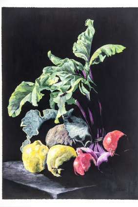 <i>Edible Plants</i> by Judith Hurlstone in <i>Edible Plants in Art</i> by The Watercolour Group at M16.