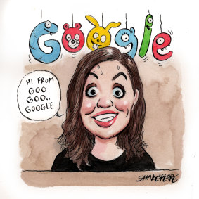 Google’s Melanie Silva was heavily pregnant when she faced a Senate hearing last week.