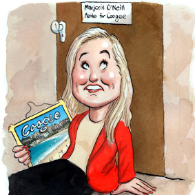 Labor MP Marjorie O'Neill's office troubles were sorted before the start of the first week of Parliament. Illustration: John Shakespeare