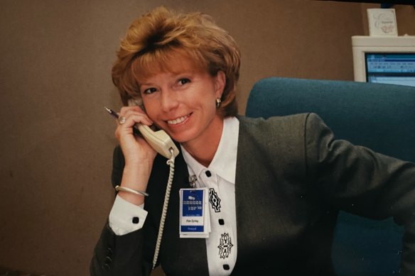 Pamela Eyring as chief of protocol for Air Force Material Command at Wright-Patterson Air Force Base in Ohio c. 2000.