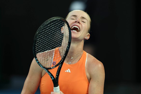 Elina Svitolina had her moments but was no match for Sabalenka in their semi-final.