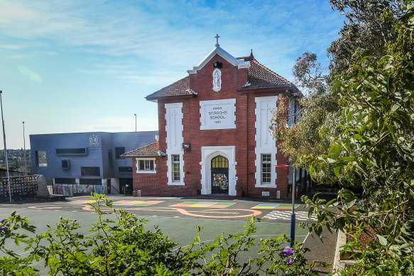 St Roch's Parish Primary School in Glen Iris is bucking the trend with enrolments rising 29 per cent. 