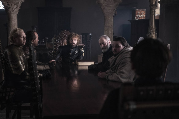 Game of Thrones weaves betrayal and moral failings across a vast canvas.