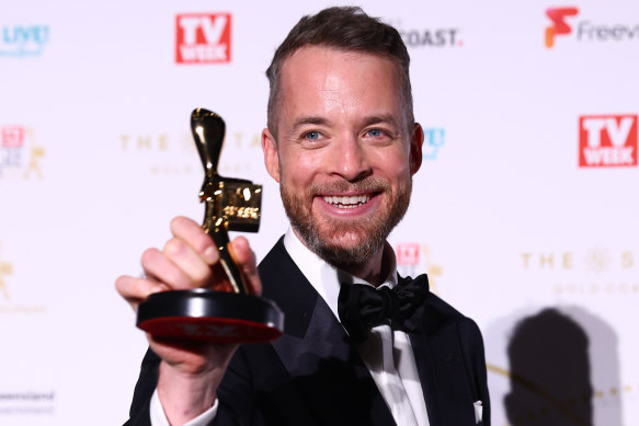 Hamish Blake, Gold Logie winner.