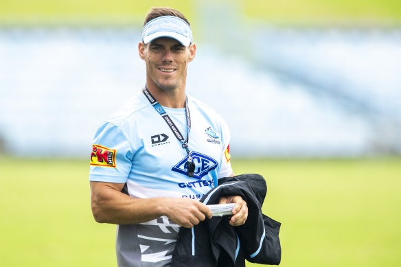 John Morris took the Sharks to back-to-back finals in his two full seasons at Cronulla.
